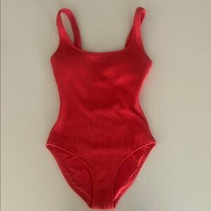 Aerie Red One-Piece Swimsuit